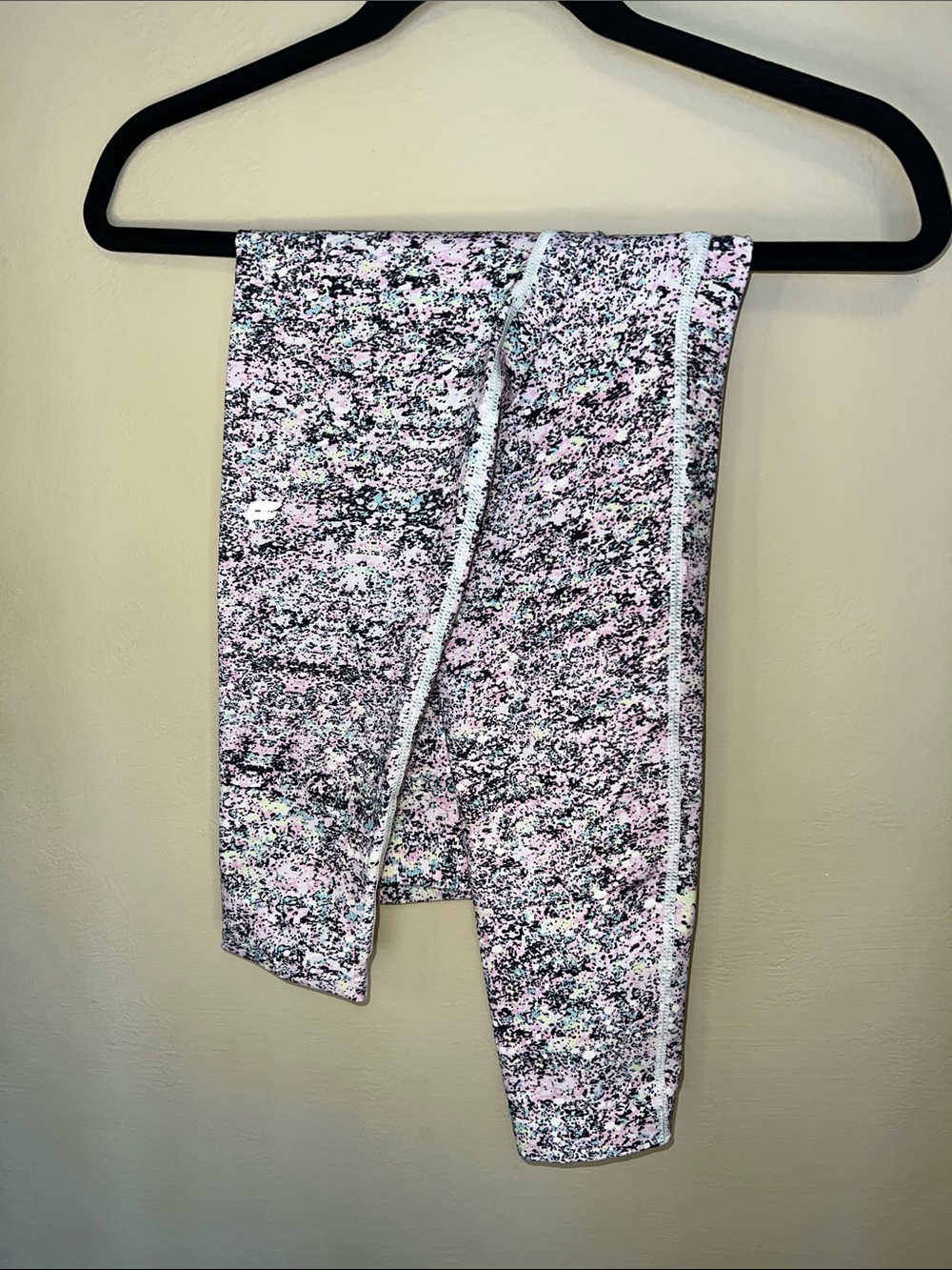 Fabletics Black. White and Pink Leggings